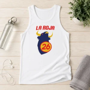 Awesome Spain La Roja World Cup 2026 National Football The Red One Tank Top