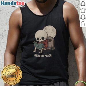 Official RIP Read In Peace Tank top featuring a unique design for comfort and style.