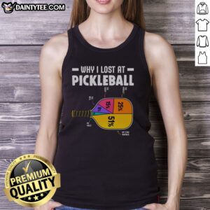 Premium Why I Lost At Pickleball Tank top for pickleball enthusiasts