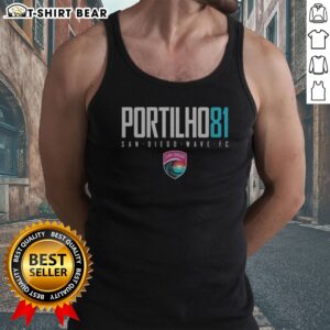 Hot San Diego Wave FC Portilho 81 San Diego Wave FC Sports Apparel Tank Top for sports fans