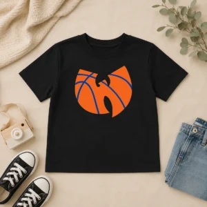 Official Wu Tang Clan X New York Knicks Logo Kids T-Shirt