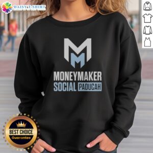 Original Moneymaker Social Paducah Logo Sweatshirt featuring a vibrant logo on a cozy fabric.