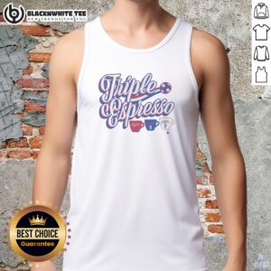 Official Mallory Swanson Trinity Rodman & Sophia Wilson Triple Espresso Tank Top showcasing a vibrant design.