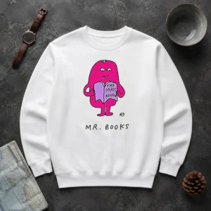 Top Mr Books The Paris Review Literary Reading Sweater