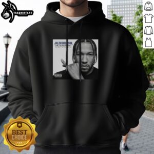 Good Jalen Brunson New York Knicks NBA Champions 2026 The Blueprint The Gift The Curse Hoodie in black with bold lettering