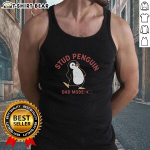 Stylish Nice Stud Penguin Tank Top featuring a cute penguin graphic, perfect for casual summer wear.