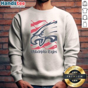Official Philadelphia Eagles American Heritage Wordmark Sweatshirt featuring bold team graphics
