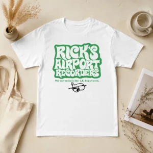 Hot Tom Petty Rick'S Airport Recorders The Best Round t shirt in classic crew neck style, white color