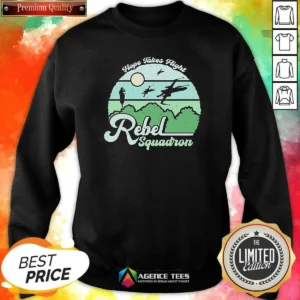 Funny Hope Takes Flight Rebel Squadron Sweatshirt