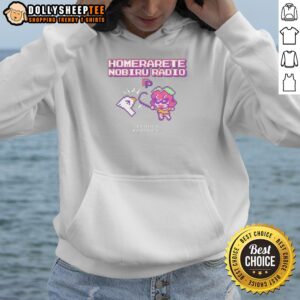 Original Homerarete Nobiru Radio Hoodie featuring a unique and vibrant design, perfect for casual wear.