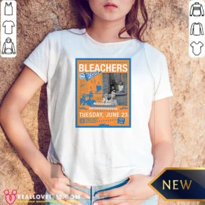 Top Bleachers Jun 23 2026 New York NY TOUR Poster V-Neck Shirt