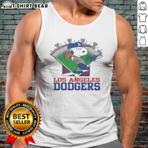 Good Snoopy Los Angeles Dodgers MLB Stadium Tank top featuring vibrant graphics and a comfortable fit.