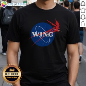 Nice Wing Mecha Aeronautics And Colony Administration Shirt featuring a unique graphic design.