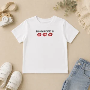Pretty Excommunicated By Lips Kids T-Shirt