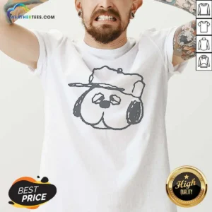 Funny Peanuts Olaf Larger Than Life V-Neck Shirt