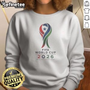 Pretty FIFA World Cup 2026 United States Canada Mexico Logo Sweatshirt