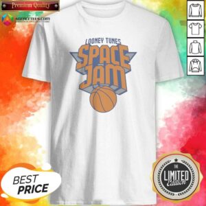 Nice New York Knicks Looney Tunes Space Jam shirt optimized showing vibrant graphic on a comfortable cotton tee