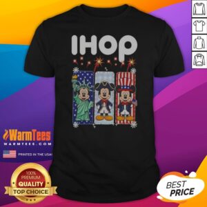 Ihop Mickey Mouse Statue Of Liberty Patriot Independence Day shirt on shirt
