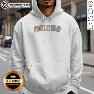 Hot Fck Trump Style New York Knicks Logo Hoodie featuring bold graphics and a comfortable fit.