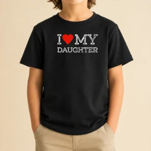 Pretty I Love My Daughter Kids T-Shirt