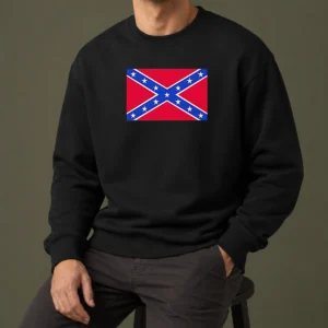 Premium Mark Lee Confederate Flag 2026 Sweater in a classic crewneck style with bold flag design