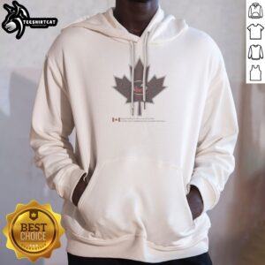 Premium Digital Safety Commission Of Canada Maple Leaf Eye Circuitry Surveillance Hoodie