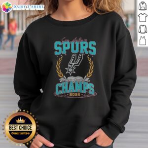 Good San Antonio Spurs Western Conference Champs 2026 NBA Basketball Championship Sweatshirt featuring bold team graphics
