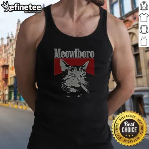 Original Meowlboro Smoking Meow Cat Tank Top