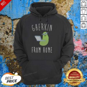 Good Gherkin From Home hoodie optimized featuring a cozy design perfect for casual wear.