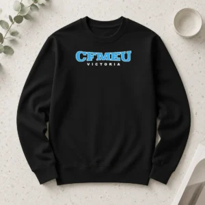 Awesome Cfmeu Victoria Blue Logo Long Sleeve Shirt