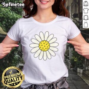 Official Pickleball Sun Flower Daisy girlt shirt featuring a vibrant sunflower design, perfect for pickleball lovers.