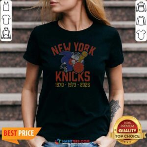 Premium Hot New York Knicks Three Time NBA Finals Champions V-Neck Shirt