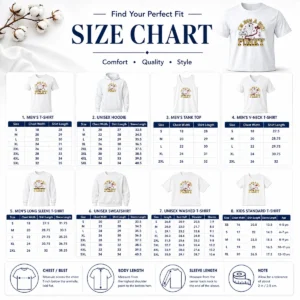 Size chart for Good Im Not A Toy Story Forky Im Trash shirt with measurements in inches and centimeters
