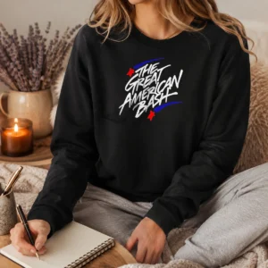 Top The Great American Bash WWE Wrestling Event Logo Long Sleeve Shirt