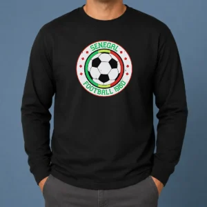 Premium Senegal Football 1960 Vintage Soccer Long Sleeve Shirt