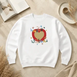 Official Williams Apple Heart Star Pop Sweater