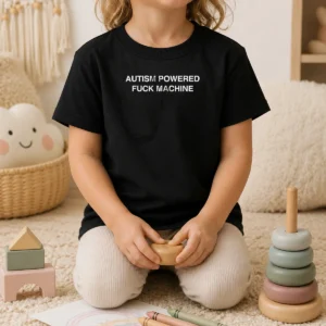 Premium Autism Powered Fck Machine Kids T-Shirt