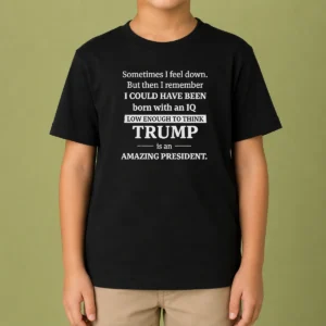 Top Political Satire Trump Is An Amazing President Kids T-Shirt