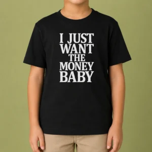 Official I Just Want The Money Baby Kids T-Shirt