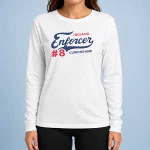 Funny Sophie Cunningham Indiana Enforcer 8 Indiana Basketball Long Sleeve Shirt