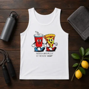 Funny A Soda And Pizza Is The New ASAP Tank Top