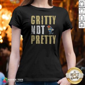 Good Georgia Tech Gritty Not Pretty Mascot v neck optimized, showcasing a fun and spirited design for fans.