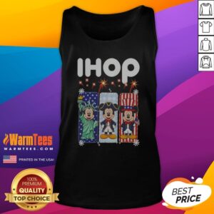 Ihop Mickey Mouse Statue Of Liberty Patriot Independence Day tank top on tank top