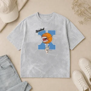 Nice Xavier Musketeers Basketball Spoiled Screaming Washed T-Shirt
