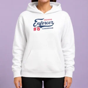 Funny Sophie Cunningham Indiana Enforcer 8 Indiana Basketball Hoodie