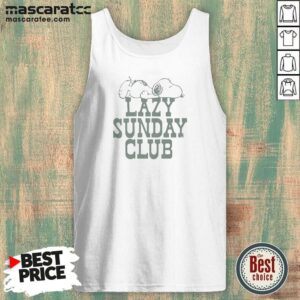 Premium Snoopy Lazy Sunday Club Tank Top tank top optimized showing a relaxed fit with Snoopy graphic on front