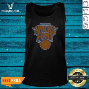 Premium New York Knicks Pixelframe Knicks Font Tank Top