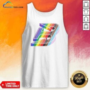 Boston Red Sox Pride Month Logo Alphabet B Rainbow LGBTQ Progress Flag Shirt - Image 3