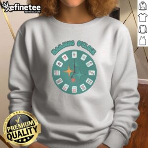 Good Mahjong O'Clock sweatshirt featuring a playful graphic design for game lovers