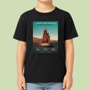 Funny Jimmy Eat World August 16 2026 London UK Kids T-Shirt